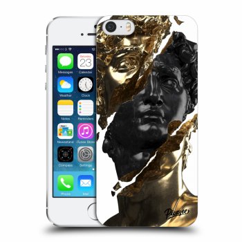 Etui na Apple iPhone 5/5S/SE - Gold - Black