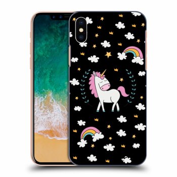 Etui na Apple iPhone X/XS - Unicorn star heaven