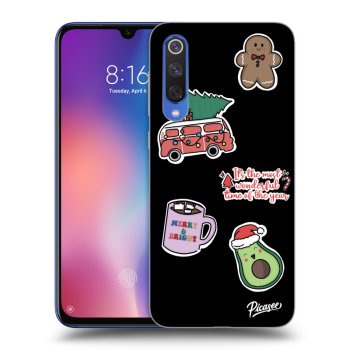 Etui na Xiaomi Mi 9 SE - Christmas Stickers