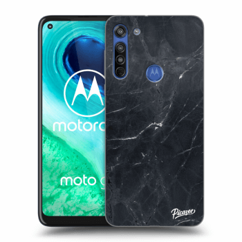 Etui na Motorola Moto G8 - Black marble