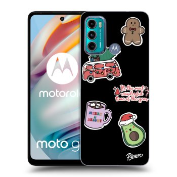 Etui na Motorola Moto G60 - Christmas Stickers
