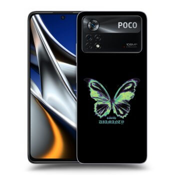 Etui na Xiaomi Poco X4 Pro 5G - Diamanty Blue