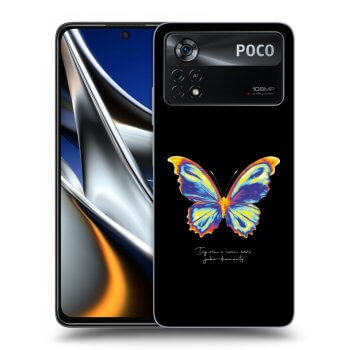 Etui na Xiaomi Poco X4 Pro 5G - Diamanty Black