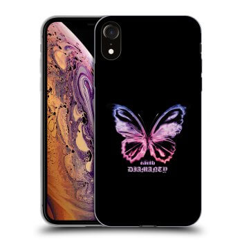 Etui na Apple iPhone XR - Diamanty Purple