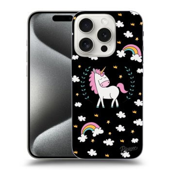 Etui na Apple iPhone 15 Pro - Unicorn star heaven