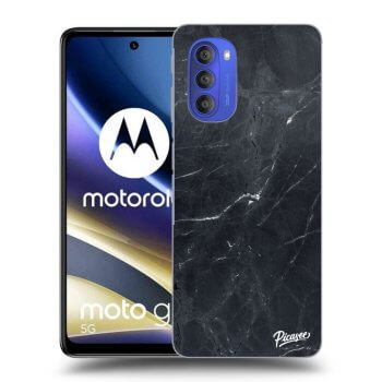 Etui na Motorola Moto G51 - Black marble