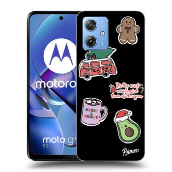 Etui na Motorola Moto G54 5G - Christmas Stickers