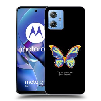 Etui na Motorola Moto G54 5G - Diamanty Black
