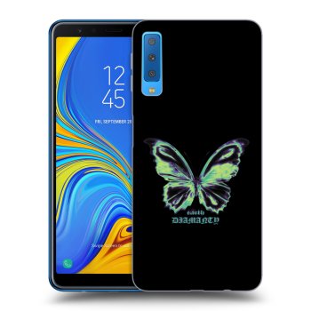 Etui na Samsung Galaxy A7 2018 A750F - Diamanty Blue