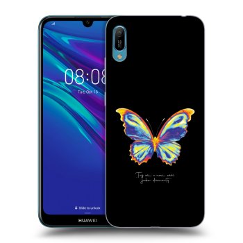 Etui na Huawei Y6 2019 - Diamanty Black