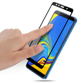 Szkło hartowane 3D z ramką do Samsung Galaxy A7 2018 A750F - czarne