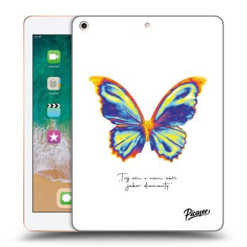 Etui na Apple iPad 9.7" 2018 (6. gen) - Diamanty White