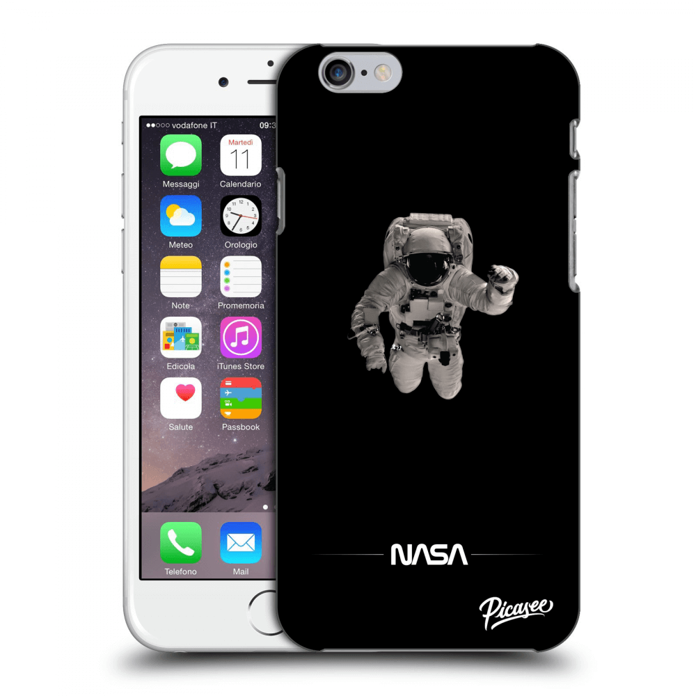 Silikonowe Przeźroczyste Etui Na Apple IPhone 6/6S - Astronaut Minimal