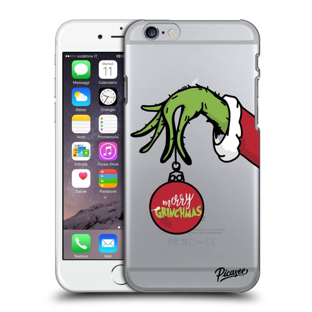 Silikonowe Przeźroczyste Etui Na Apple IPhone 6/6S - Grinch