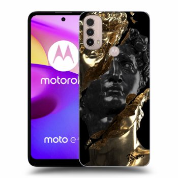 Etui na Motorola Moto E40 - Gold - Black