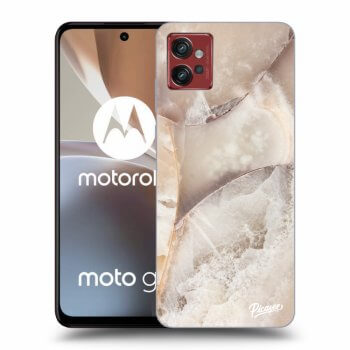 Etui na Motorola Moto G32 - Cream marble