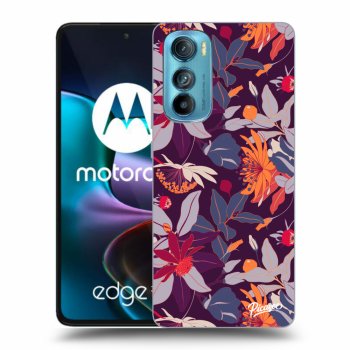 Etui na Motorola Edge 30 - Purple Leaf