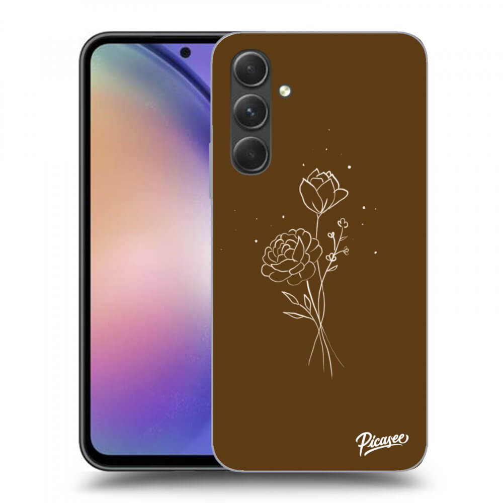 ULTIMATE CASE Pro Samsung Galaxy A54 5G - Brown Flowers