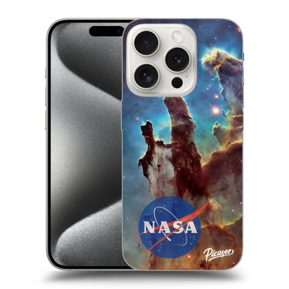 Picasee Silikonowe Czarne Etui Na Apple Iphone 15 Pro Eagle Nebula Picasee 9614