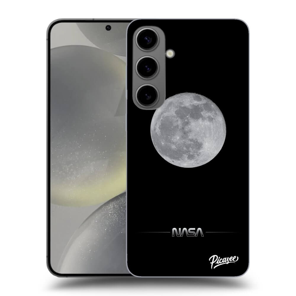 Silikonowe Przeźroczyste Etui Na Samsung Galaxy S24+ S926B 5G - Moon Minimal