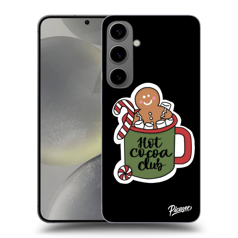 Silikonowe Czarne Etui Na Samsung Galaxy S24+ S926B 5G - Hot Cocoa Club