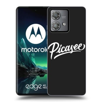 Etui na Motorola Edge 40 Neo - Picasee - White